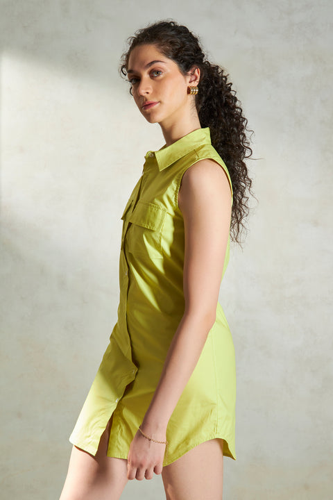 Marvina 100% Cotton Shirt Dress - View 4