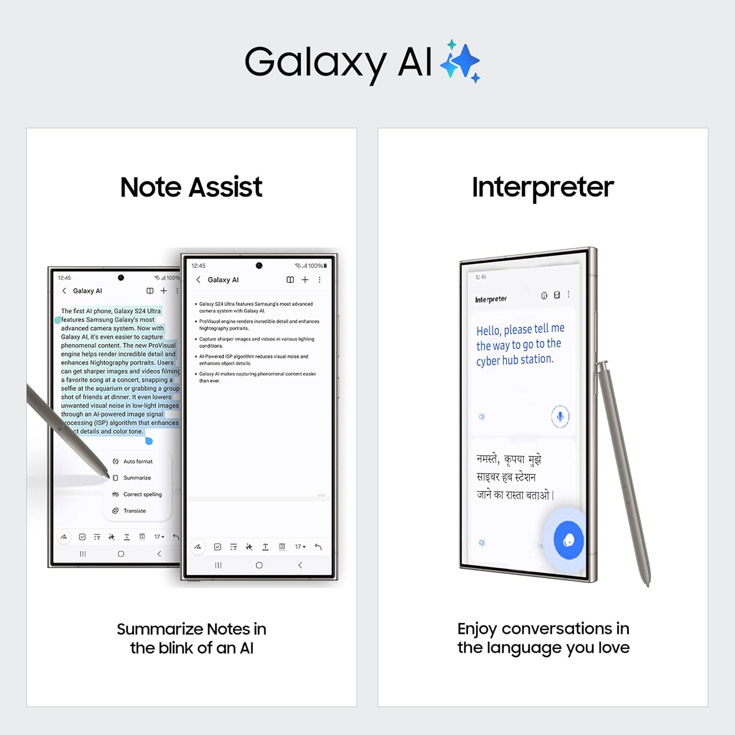 Samsung Galaxy S24 Ultra 5G AI Smartphone with Galaxy AI (Titanium Gray, 12GB, 256GB Storage), Snapdragon 8 Gen 3, 200 MP Camera with ProVisual Engine and 5000mAh Battery - View 3